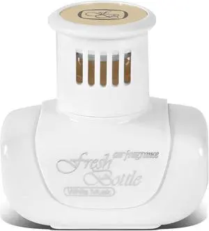 Soff99 Fresh Bottle 110ml White Glass Liquid Bottle Room / Car Air Freshener with Musk Scent
