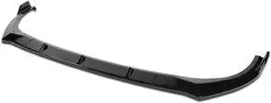 For 2021 to 2022 Elantra 3Pcs Glossy Black Finish STP-Style Car Front Bumper Lip Guard Body Kit