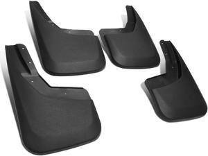 DNA Motoring WFMK-007 For 2014 to 2018 Chevy Silverado 4Pcs Matte Black Front+Rear Wheel Mud Guard Splash Flap Kit