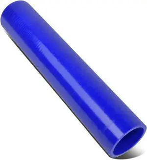 DNA Motoring SH-2-12-BL 2"x 12"STRAIGHT 3-PLY TURBO/INTAKE/INTERCOOLER PIPING SILICONE COUPLER HOSE BLUE