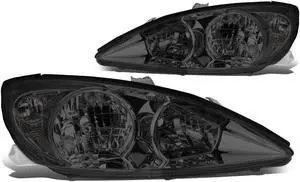 DNA Motoring HL-OH-092-SM-CL1 For 2002 to 2004 Toyota Camry XV30 Headlight Smoked Housing Clear Corner Headlamp 03 Sedan Left + Right DNA Motoring HL-OH-092-SM-CL1 For 2002 to 2004 Toyota Camry XV30 Headlight Smoked Housing Clear Corner Headlamp 03 Sedan Left + Right