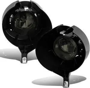 DNA Motoring FL-NS056-SM For 2005 to 2015 Nissan Frontier Pair Front Bumper Driving Fog Light Lamps Smoked Lens 06 07 08 09 10 11 12 13 14