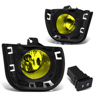Motor-1 Yellow Fog Light Kit With Switch & Harness For 2013-2015 Honda Accord Coupe