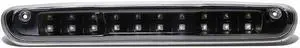 DNA Motoring 3BL-GMC07-LED-BK For 2007 to 2013 Chevy Silverado GMC Sierra Heavy Duty Dual Row LED 3rd Third Tail Brake Light Cargo Lamp Black Housing 08 09 10 11 12