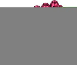 DNA Motoring LN-ZTL-9025-15-PK Open End Design 20-Piece M12 x 1.5 Aluminum Alloy Wheel Lug Nuts + Deep Drive Extension (Pink)