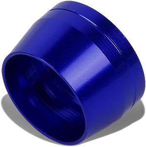DNA Motoring FT-1-9023-10-BL 10-AN 5/8" Tubing Olive Insert Flare Fitting for Teflon/Nylon Hose Hard Line (Blue)