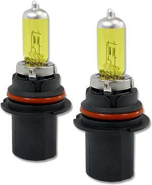 DNA Motoring LB-DT-9007-AB 9007 12V/27W 5000K Xenon Halogen Headlight Light Bubs (Amber)