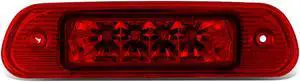DNA Motoring 3BL-JGC99-LED-RD For 1999 to 2004 Jeep Grand Cherokee WJ Hight Mount LED 3rd Third Tail Brake Light Rear Stop Lamp Red Housing 00 01 02 03