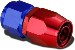 DNA Motoring FT-4008-001 8AN Straight Swivel Fuel Line Hose Flare Union Adapter With Reusable End