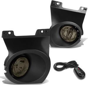 DNA Motoring FL-ZTL-811-SM For 2009 to 2014 Ford F150 Front Bumper Driving Fog Light Lamp+Switch Smoked Lens 10 11 12 13