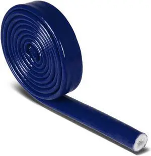 DNA Motoring FSH-FT-6MM-BL Blue Heat-Shielded Fire Sleeve for Oil Fuel Lines & Electrical Wiring (6mm X 1-Ft)