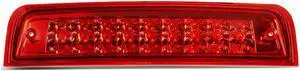 DNA Motoring 3BL-DRAM09-LED-RD For 2009 to 2017 Dodge RAM Truck 1500 2500 3500 Dual Row LED 3rd Third Tail Brake Light w/Cargo Lamp Red Housing 10 11 12 13 14 15 16