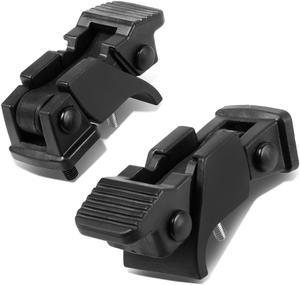 DNA Motoring PT-ZTL-9001 For 07-17 Jeep Wrangler JK Pair Hood Latch Lock Catch+Mount Kit (Matte Black Abs) 08 09 10 11 12 13 14 15 16