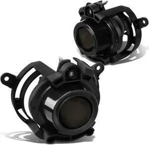 DNA Motoring FL-NS025-SM For 2008 to 2017 Cadillac CTS Buick Envision Chevy Malibu Pair Front Bumper Driving Fog Light Lamps Smoked Lens 09 10 11 12 13