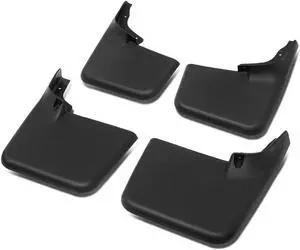 DNA Motoring WFMK-009 For 2004 to 2014 Ford F150 Without OE Fender Flares 4Pcs Wheel Mud Guard Splash Flaps Kit