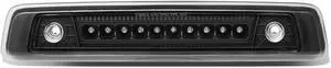 DNA Motoring 3BL-JCOM06-LED-BK For 2006 to 2010 Jeep Commander Full LED 3rd Third Tail Brake Light Rear Center Stop Lamp Black Housing 07 08 09