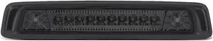 DNA Motoring 3BL-JCOM06-LED-SM For 2006 to 2010 Jeep Commander Full LED 3rd Third Tail Brake Light Rear Center Stop Lamp Smoked Housing 07 08 09