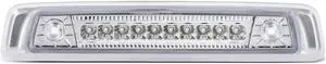 DNA Motoring 3BL-JCOM06-LED-CH For 2006 to 2010 Jeep Commander Full LED 3rd Third Tail Brake Light Rear Center Stop Lamp Chrome Housing 07 08 09