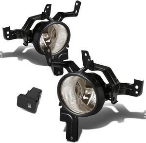 DNA Motoring FL-HCRV07-SM For 2007 to 2009 Honda CR-V Front Bumper Driving Fog Light+Bulbs+Switch Smoked Lens 3rd Gen RE K24Z 08