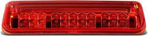DNA Motoring 3BL-F15004-LED-RD For 2004 to 2010 Ford F150 Explorer Sport Trac Lincoln Mark LT LED 3rd Third Tail Brake Light w/Cargo Lamp Red Housing 05 06 07 08 09