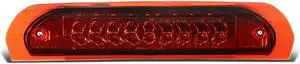 DNA Motoring 3BL-DRM02-LED-RD For 2002 to 2009 Dodge RAM Truck 1500 2500 3500 LED 3rd Third Tail Brake Light w/Cargo Lamp Red Housing 03 04 05 06 07 08