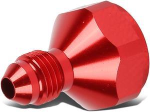 DNA Motoring FT-1-9019-06-04-RD 6AN AN6 Female Flare to Male 4N AN4 Aluminum Finish Fitting Adapter (Red)