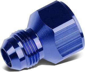 DNA Motoring FT-1-9019-12-10-BL 12AN AN12 FEMALE FLARE TO MALE 10AN AN10 BLUE ALUMINUM FINISH FITTING ADAPTER