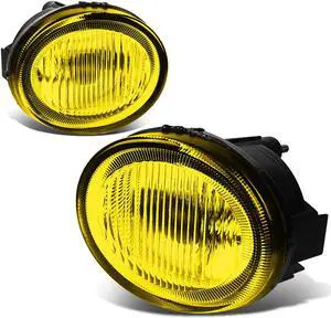 DNA Motoring FL-ZTL-166-AM For 2002 to 2003 Nissan Maxima A33 Pair Bumper Driving Fog Light Lamp Amber Lens