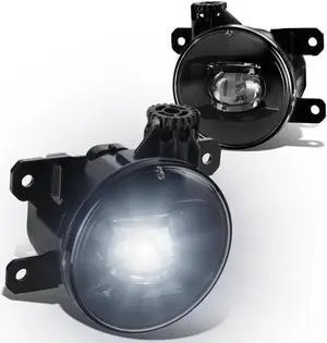 DNA Motoring FL-ZTL-224-CH For 2006 to 2014 Suzuki Grand Vitara/SX4 Sedan Pair Bumper Driving LED Fog Light Lamp Clear Lens 07 08 09 10 11 12 13