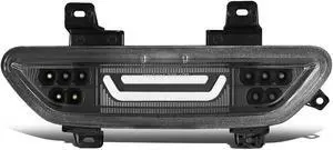 DNA Motoring 3BL-FM15-3D-LED-BK For 2015 to 2018 Ford Mustang 3D LED Bar Third 3rd Tail Brake Light Reverse / Back Up Rear Fog Lamp Black Housing 16 17