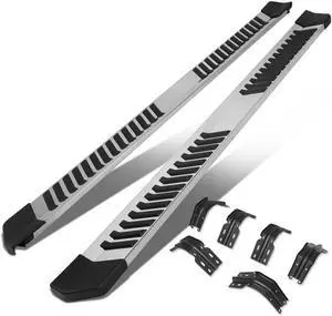 DNA Motoring STEPB-ZTL-8089-SLSS For 1999 to 2016 Ford F250 F350 Super Duty Crew Cab 6" Stainless Steel Nerf Step Bar Running Board 00 01 02 03 04 05 06 07 08 09