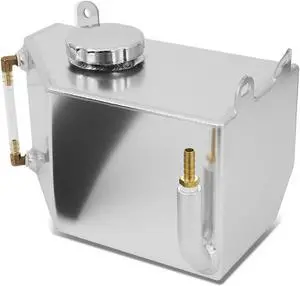 DNA Motoring TANK-COL-001 For 1984 to 1996 Chevy Corvette Aluminum Coolant Expansion Recovery Overflow Tank Bottle 85 86 87 88 89 90 91 92 93 94 95