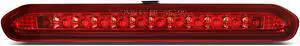 DNA Motoring 3BL-CTRAX15-LED-RD For 2013 to 2016 Buick Encore/ 2015 to 2018 Chevy Trax Red Housing Full LED Third 3rd Tail Brake Light Lamp 14 17