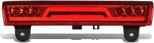 DNA Motoring 3BL-GMCD00-3D-LED-RD For 2000 to 2006 Chevy Tahoe Suburban GMC Yukon XL 1500 2500 Red Housing 3D LED Bar Third 3rd Tail Brake Light Lamp 01 02 03 04 05