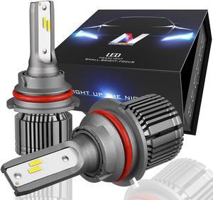 NUVISION LIGHTING NVL-CFS-9007 Nuvision Pair 9007 HB5 LED Headlight High / Low Beam Fog Lamp Light Bulbs Conversion HID Kit with Fan