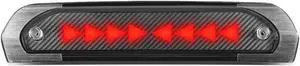 DNA Motoring 3BL-DRM02-3D-T4-LED-BK For 2002 to 2009 Dodge Ram 1500 2500 3500 Sequential LED Triangle Style Signal Tail Center 3rd Third Brake Light 03 04 05 06 07 08