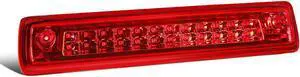 DNA Motoring 3BL-COLO15-LED-RD For 2015 to 2018 Chevy Colorado GMC Canyon Dual Row LED 3rd Third Tail Brake Light Cargo Lamp Red Housing 16 17 18