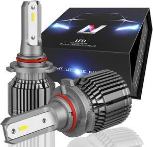 Nuvision Pair 9005 HB3 LED Headlight High / Low Beam Fog Lamp Light Bulbs Conversion HID Kit with Fan
