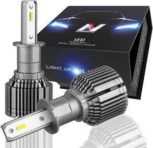 NUVISION LIGHTING NVL-CFS-H3 Nuvision Pair H3 LED Headlight High / Low Beam Fog Lamp Light Bulbs Conversion HID Kit with Fan