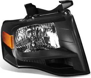 DNA Motoring OEM-HL-0045-R For 2007 to 2014 Ford Expedition 1PC Factory Style Front Headlight Headlamp Assembly Right / Passenger Side 08 09 10 11 12 13 FO2503227