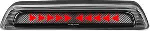 DNA Motoring 3BL-TTU07-3D-T4-LED-BK For 2007 to 2017 Toyota Tundra Sequential LED Triangle Style Signal Tail Center 3rd Third Brake Light 08 09 10 11 12 13 14 15 16