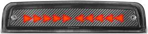 DNA Motoring 3BL-DRAM09-3D-T4-LED-BK For 2009 to 2018 Dodge Ram 150 2500 3500 4500 5500 Sequential LED Triangle Style Signal Tail Center 3rd Third Brake Light 10 11 12 13 14 15 16 17