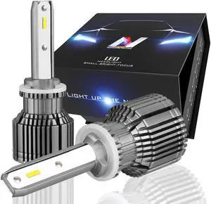 NUVISION LIGHTING NVL-CFS-880 Nuvision Pair 880 LED Headlight High / Low Beam Fog Lamp Light Bulbs Conversion HID Kit with Fan