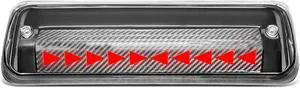 DNA Motoring 3BL-F15004-3D-T4-LED-BK For 2004 to 2010 Ford F-150 Explorer Sport Trac Sequential LED Triangle Style Signal Tail Center 3rd Third Brake Light 05 06 07 08 09