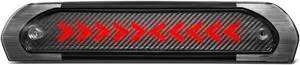 DNA Motoring 3BL-DRM02-3D-T3-LED-BK For 2002 to 2009 Dodge Ram 1500 2500 3500 Sequential LED Arrow Style Signal Tail Center 3rd Third Brake Light 03 04 05 06 07 08