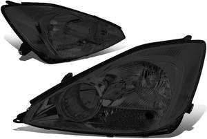 DNA Motoring HL-OH-103-SM-CL1 For 2004 to 2005 Toyota Sienna Pair Headlight Smoked Housing Clear Corner Headlamp XL20 Left + Right