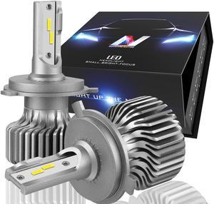 NUVISION LIGHTING NVL-SLS-H4 Nuvision Pair 9003 H4 Slim LED Headlight Hihg / Low Beam Fog Lamp Light Bulbs Conversion HID Kit
