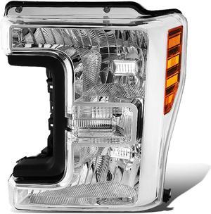 DNA Motoring OEM-HL-0100-L For 2017 to 2020 Ford F250 F350 F450 F550 Super Duty Factory Style Headlight Lamp Assembly Left / Driver Side 18 FO2502353 FO2502353