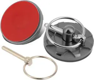 DNA Motoring HP-ZTL-9041-GM 1 X Pair of Aluminum/Steel Billet Style Cosmetic Hood Pins (Gun Metal)