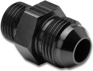DNA Motoring FT-4908-002-BK 8AN Anodized T-6061 Aluminum Straight Black Oil Line Fitting Adapter (M16 X 1.5 Thread Pitch)